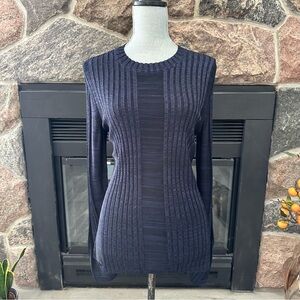 COS Flared Sleeve Ribbed Panel Top